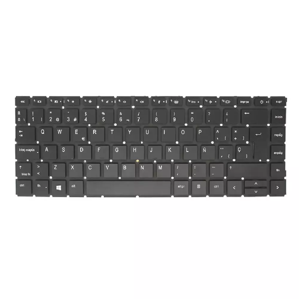 Teclado compatible para port&aacute;til HP Elitebook 640 G8 / Sin Marco