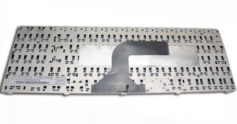 Teclado compatible para port&aacute;til PACKARD BELL st85 / st86 / mt85 blanco