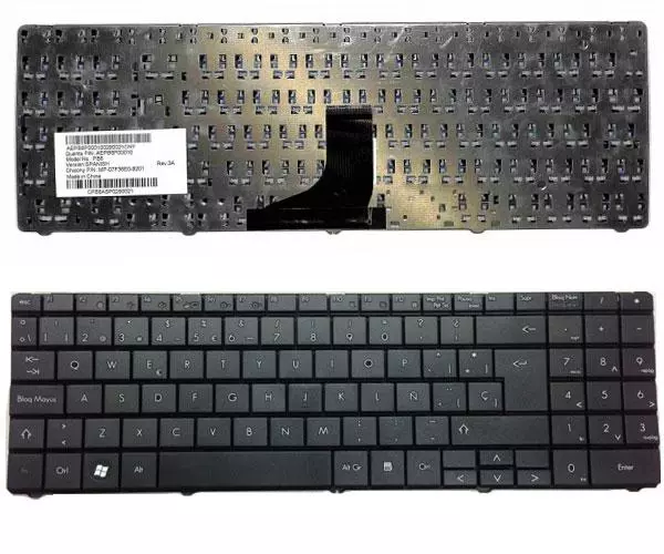 Teclado compatible para port&aacute;til PACKARD BELL SL35 / SL45 / SL51 / SL65  Negro