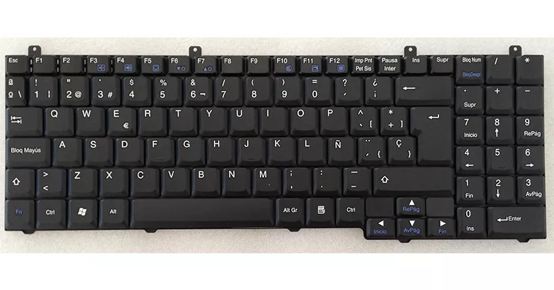 Teclado compatible para port&aacute;til PACKARD BELL W7600 series
