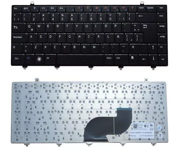 Teclado compatible para port&aacute;til DELL studio 14 / 1450 / 1470 / 14z series negro latino