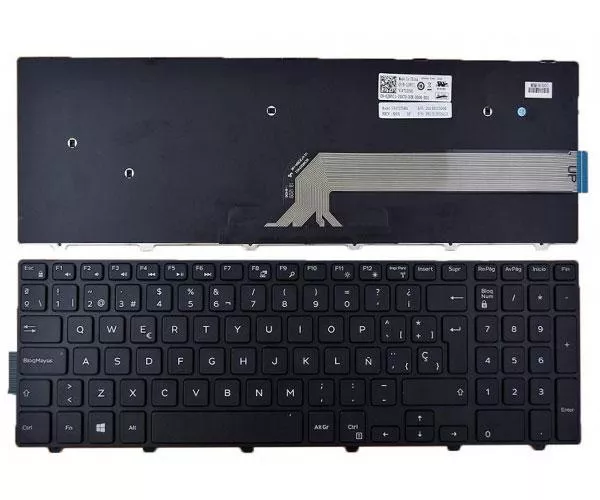 Teclado compatible para port&aacute;til DELL Inspiron 15-5000 series 5521 / 5542 / 5547 negro