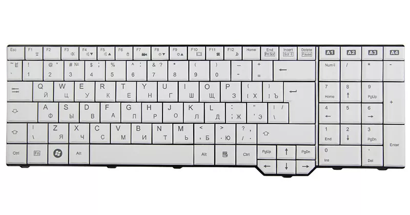 Teclado compatible para port&aacute;til FUJITSU Amilo xa3520/pi3625/3530/3670 whit