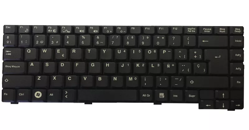 Teclado compatible para port&aacute;til FUJITSU Amilo pa2530/ pa2510 / pa2550