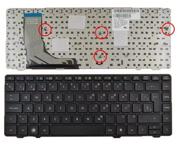 Teclado compatible para port&aacute;til HP Probook 6360b negro