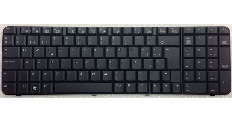 Teclado compatible para port&aacute;til HP 6820 / 6820s  negro