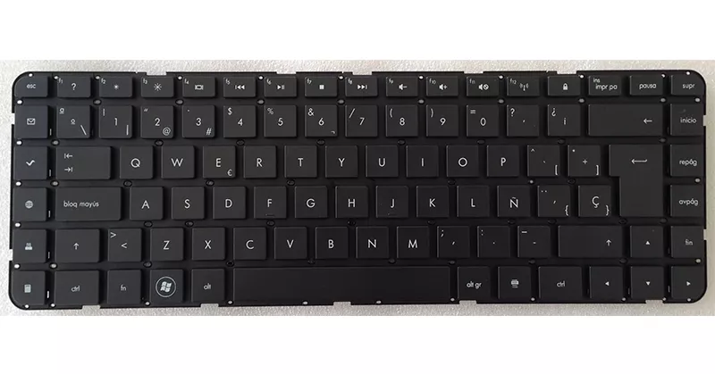 Teclado compatible para port&aacute;til HP dv6-3000 sin marco negro