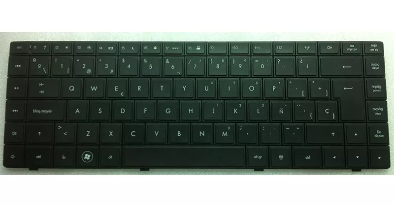 Teclado compatible para port&aacute;til HP Compaq 620 / cq620 / cq621 / Intro Grande / Negro