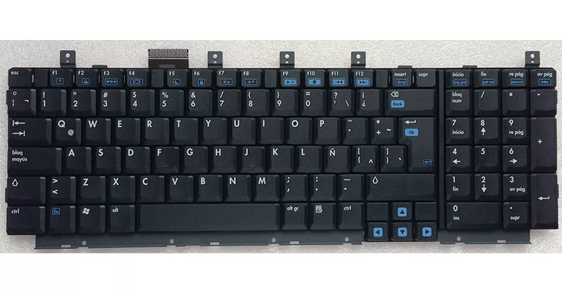 Teclado compatible para port&aacute;til HP dv8000  negro