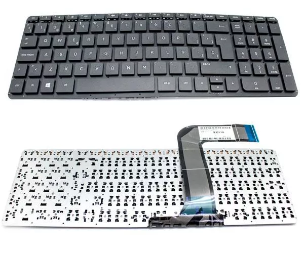 Teclado compatible para port&aacute;til HP Pavilion 15-p / 17-f negro sin marco