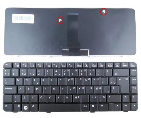 Teclado compatible para port&aacute;til HP 510 series / 6520 / 6520s negro