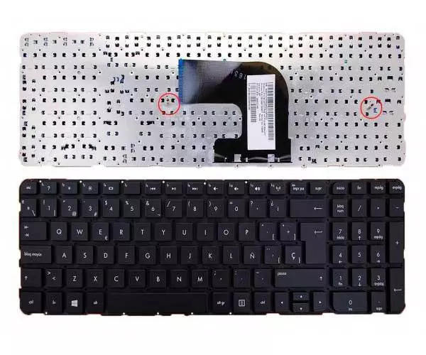 Teclado compatible para port&aacute;til HP dv6-7000 sin marco negro