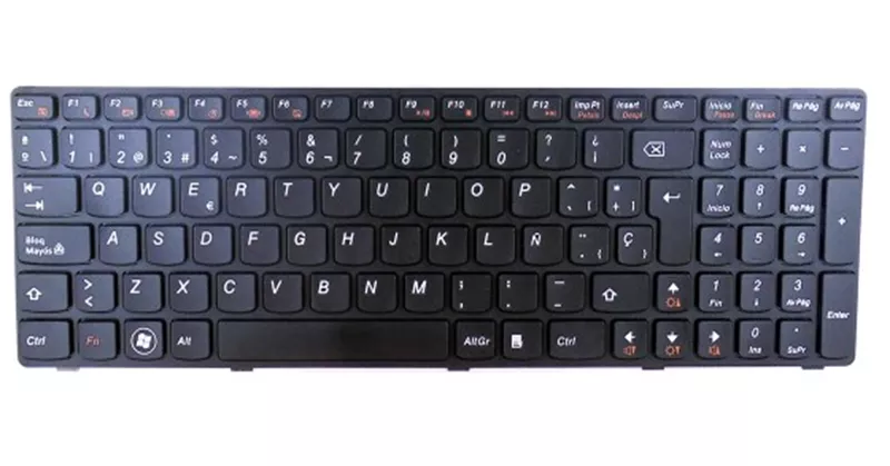 Teclado compatible para port&aacute;til LENOVO G580/ z580/ v580 / z570 / z575
