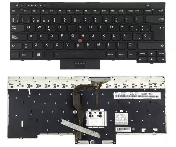 Teclado compatible para port&aacute;til LENOVO thinkpad l530 / t430 / w530 negro / FRU04W3035