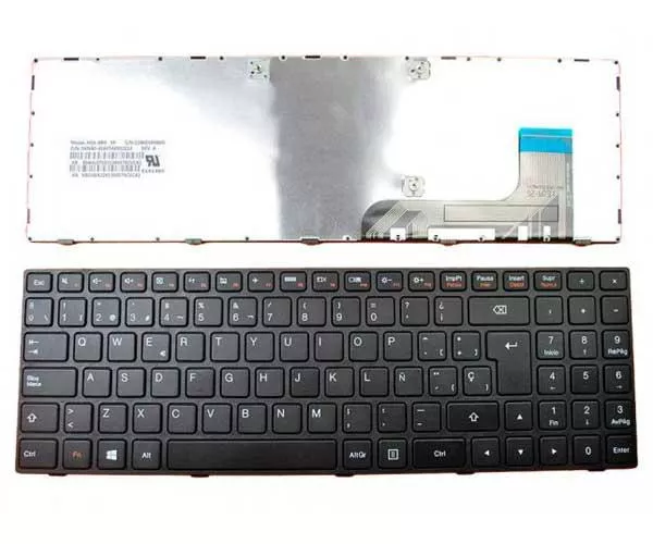 Teclado compatible para port&aacute;til LENOVO IdeaPad b50-10 / 100-15 / 100-15iby / frame negro / win 8