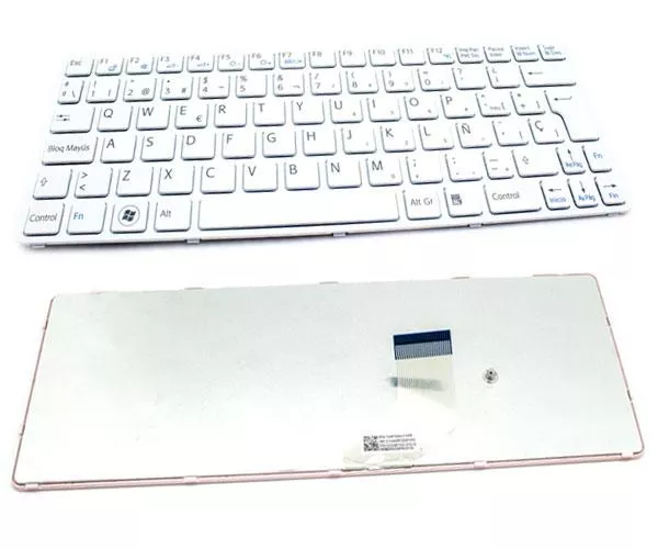 Teclado compatible para port&aacute;til SONY sve11 series blanco