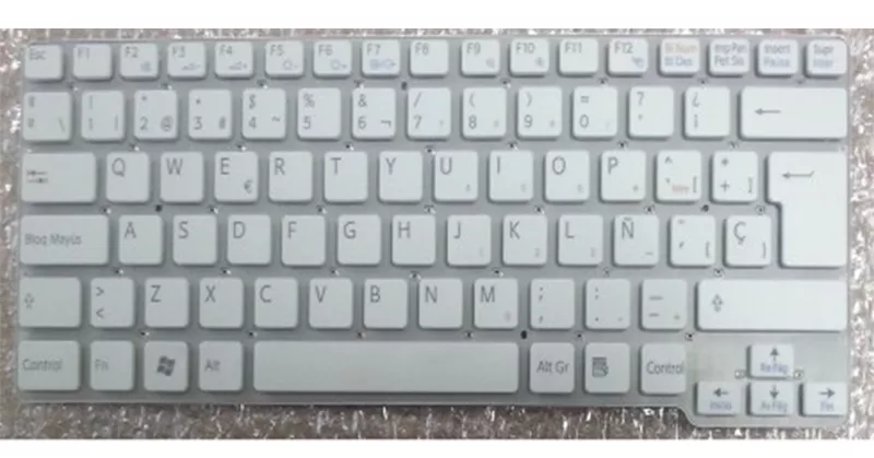 Teclado compatible para port&aacute;til SONY vpc-cw series blanco