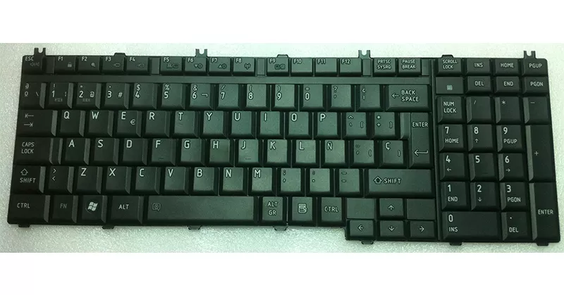 Teclado compatible para port&aacute;til TOSHIBA P200 / p300 / a500 / l500 / l505 / l350 / l550 negro