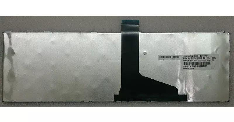 Teclado compatible para port&aacute;til TOSHIBA c850 / c855 / c870 / l850 / l855 Negro sin marco