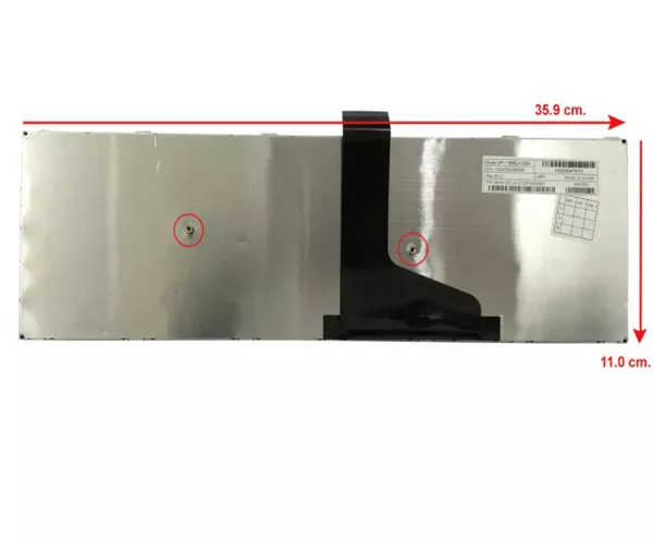 Teclado compatible para port&aacute;til TOSHIBA Satellite s50 / l50-a / s50-a / Marco negro