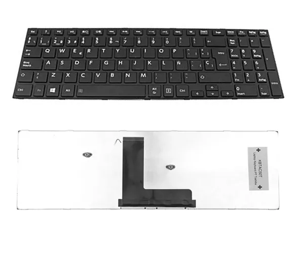 Teclado compatible para port&aacute;til TOSHIBA Satellite c50t-b/ c50dt-b / r50-b / c50-b / Marco Negro