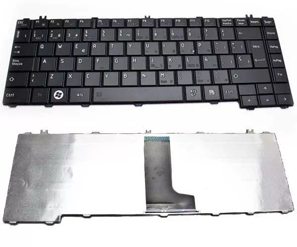 Teclado compatible para port&aacute;til TOSHIBA l600/l600d/l630/l640/l635/c600d/c640 negro
