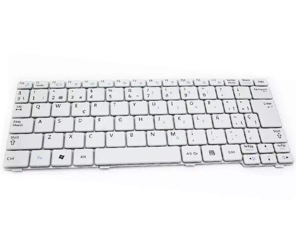 Teclado compatible para port&aacute;til SAMSUNG n120 / n128 / n140 / n145 / n148 / n150 / n310 blanco