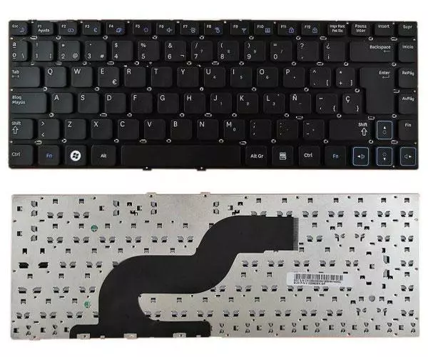 Teclado compatible para port&aacute;til SAMSUNG rv411 / rv412 / rv415 / rv420 negro