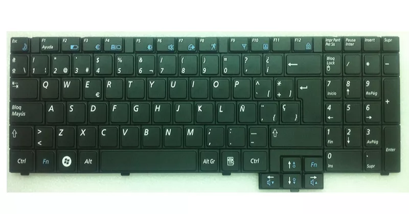 Teclado compatible para port&aacute;til SAMSUNG R528 / r530 / r540 / rv510 / r620 / r719 / p580