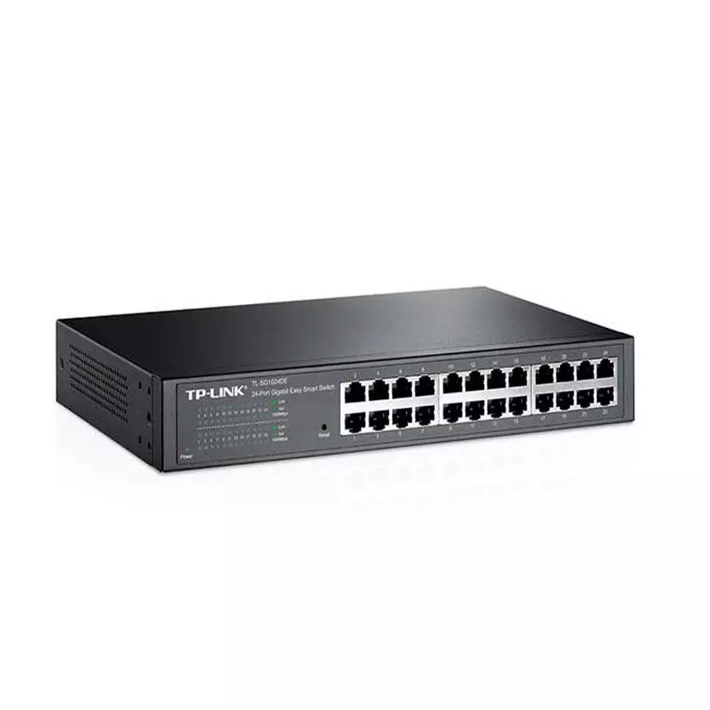 Switch 24p 10/100/1000 Gigabit TP-Link / TL-SG1024DE / Rack 19" / Easy Smart