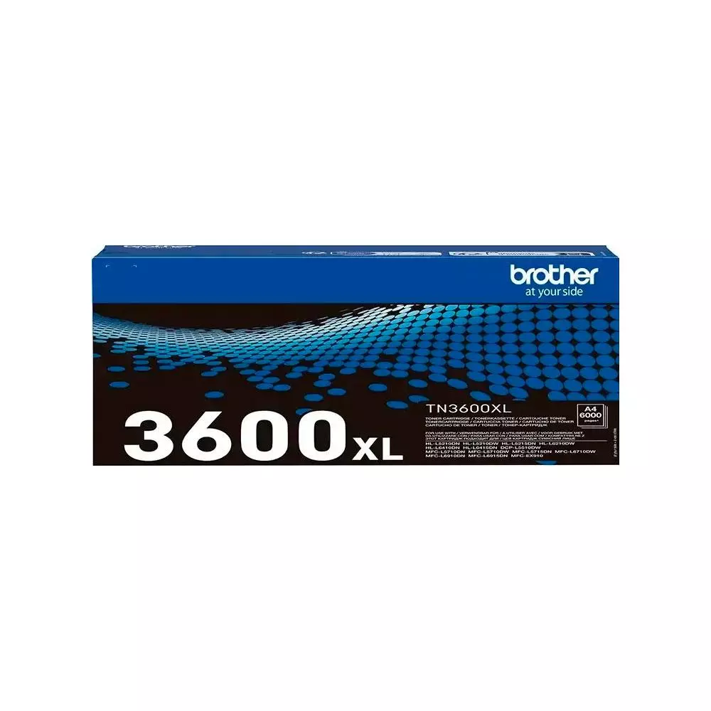Toner Original Brother TN3600 XL Negro  6.000 Pag.