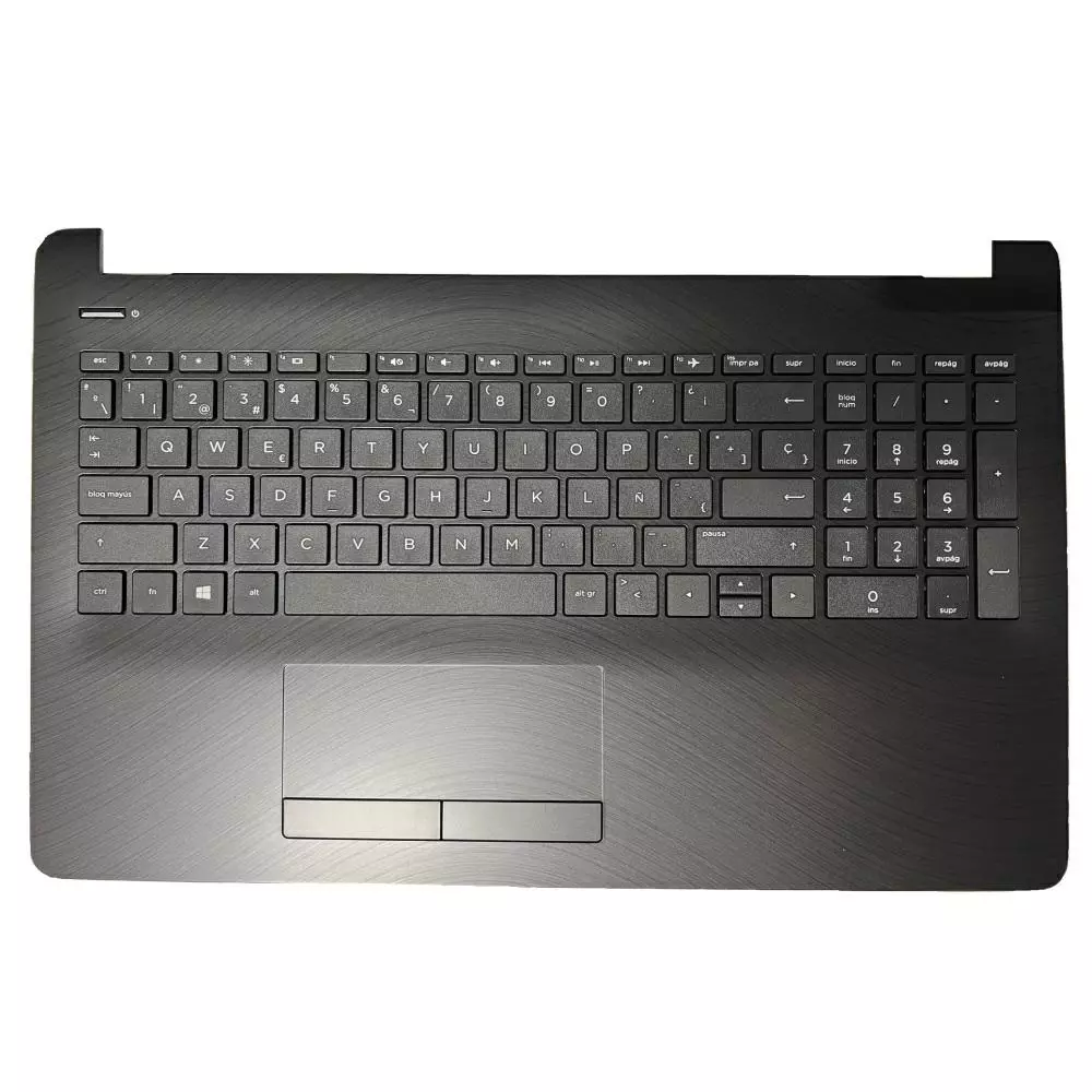 Top case + Teclado compatible para port&aacute;til HP 15-BS / 15-BW Gris