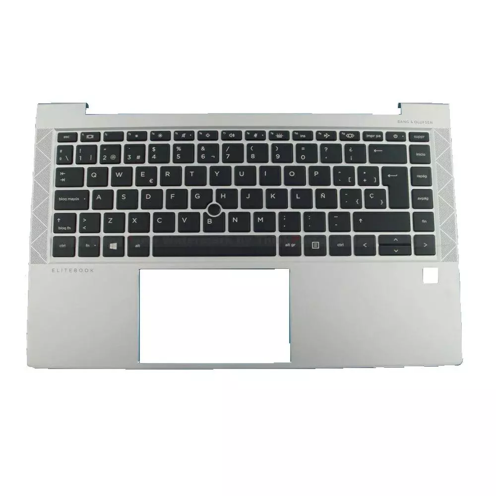 Top case + Teclado compatible para port&aacute;til HP 840 G7 / 840 G8 Plata