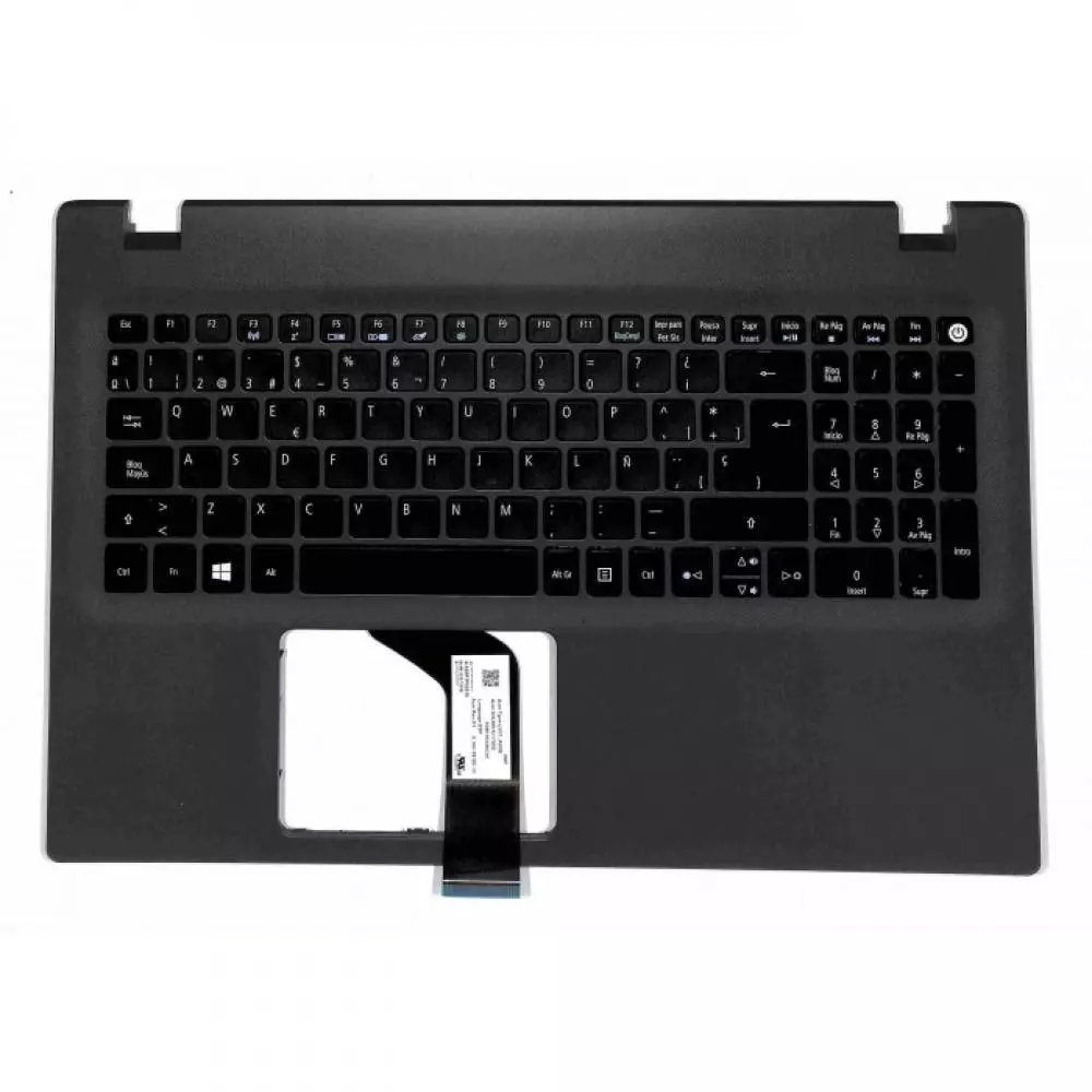 Top case + Teclado compatible para port&aacute;til ACER E5-522 / E5-573 Negro