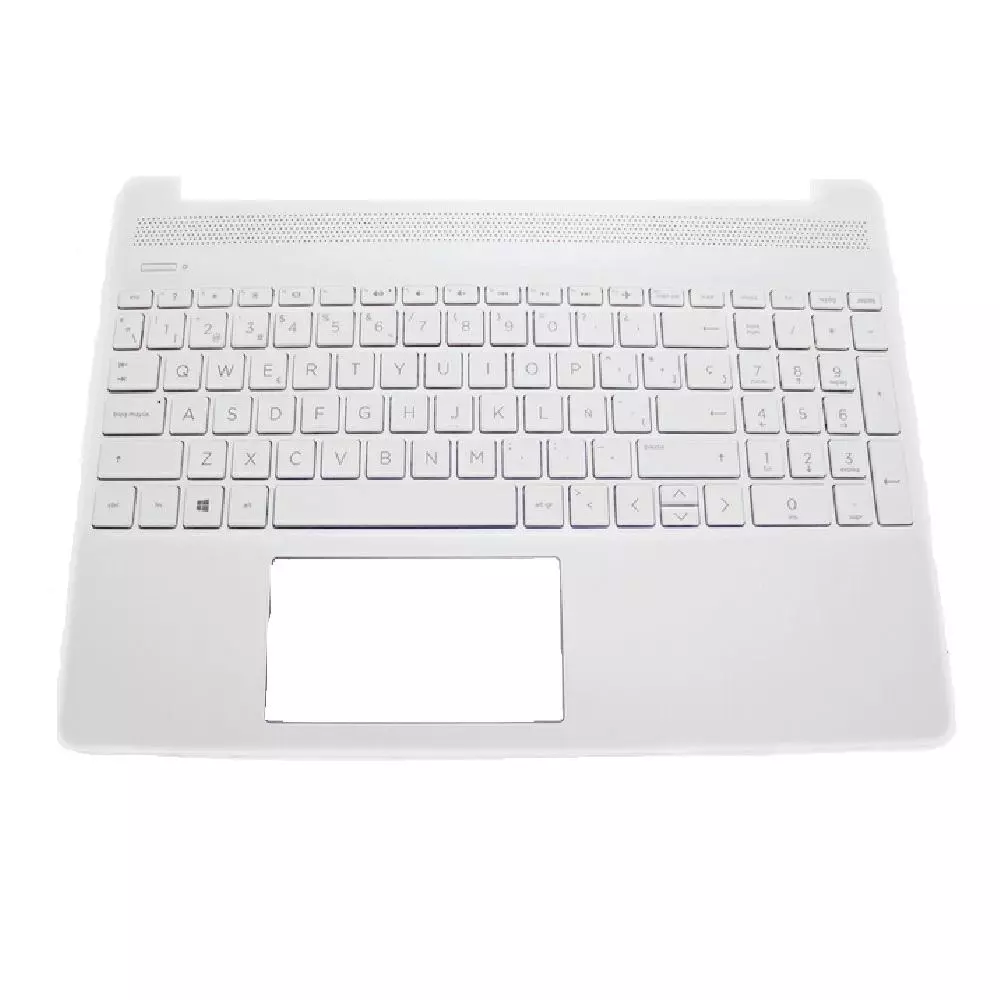Top case + Teclado compatible para port&aacute;til HP 15S-EQ / 15S-FQ Blanco