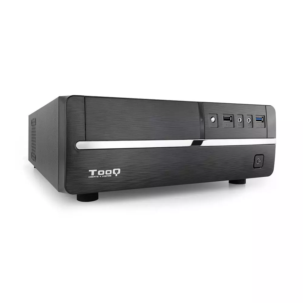 Caja Slim Micro ATX Tooq TQC-3005U3 / Fuente SFX 500w / USB 3.0 / Negra