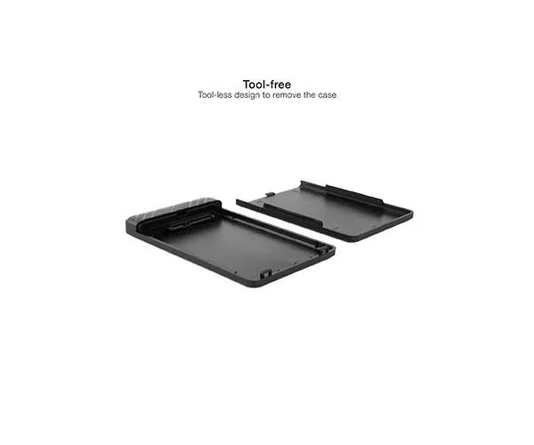 Caja externa 2.5 USB 3.1 Gen 1 / Sata / Tooq / 9.5mm / Led Verde / TQE-2500B