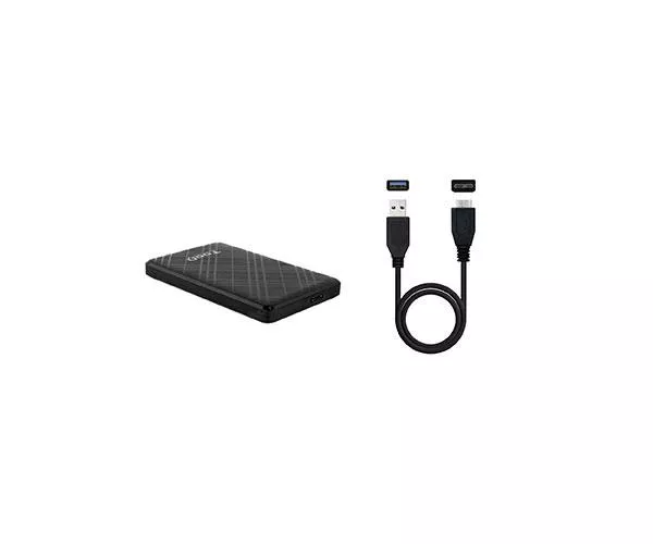 Caja externa 2.5 USB 3.1 Gen 1 / Sata / Tooq / 9.5mm / Led Verde / TQE-2500B
