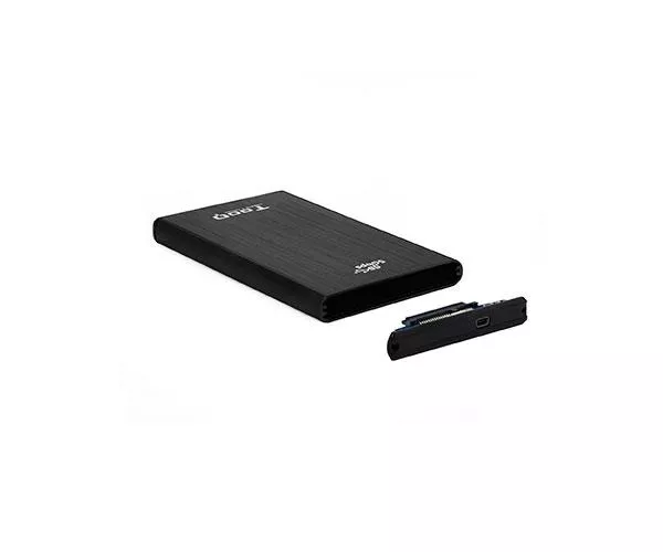 Caja externa aluminio 2.5 USB 3.1 Sata Tooq Negra 9.5mm TQE-2522B