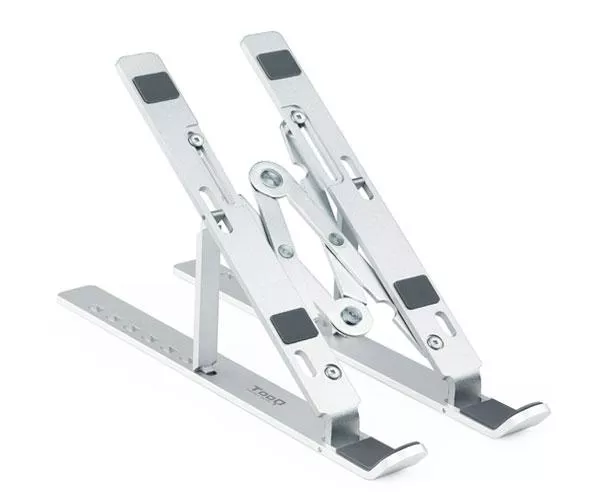 Soporte aluminio plegable para portatil Hasta 15"  Tooq TQLRS0033-AL / 7 niveles de altura / Tablets / Movil