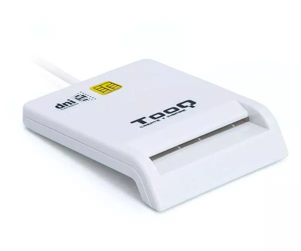 Lector Dni externo Tooq USB 2.0 Blanco / DNI 4.0 / TQR-210W