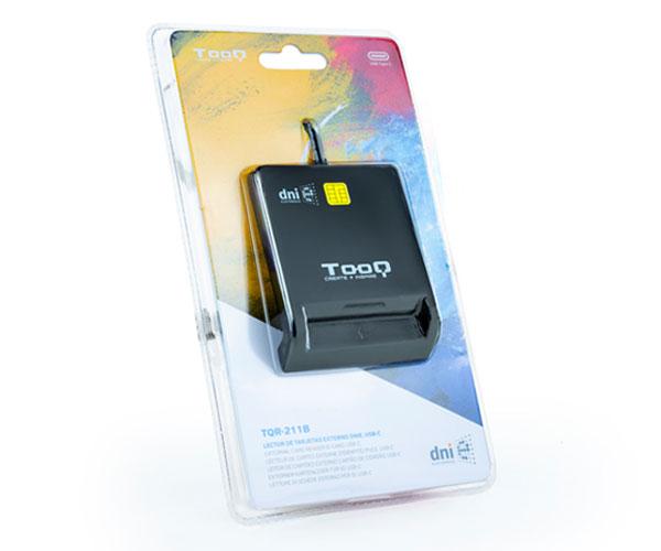 Lector Sim Sd Tf Usb A Negro Lector De Tarjetas Inteligentes TOOQ TQR-3012B - DNIe, SIM, SD, USB-A, Compatible Windows/Mac, Negro Tqr-3012b Compatible Windows Mac