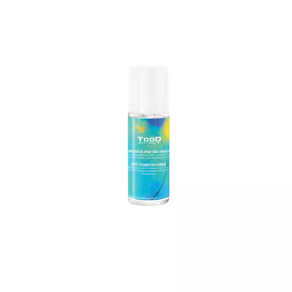 Pulverizador para limpieza de pantallas / Incluye pa&ntilde;o de microfibra / 150ml / TQSC0016