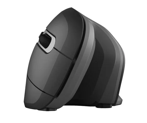 Raton Inalambrico Trust Verro Ergonomico / Angulo 60&ordm; / 1000-1600dpi / Negro