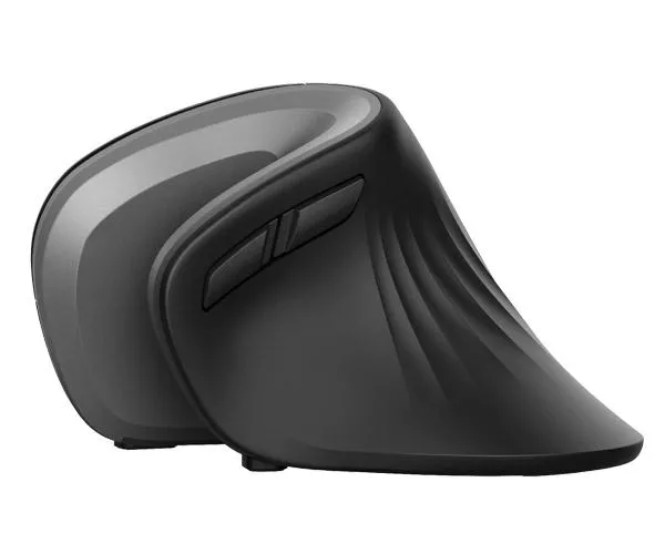 Raton Inalambrico Trust Verro Ergonomico / Angulo 60&ordm; / 1000-1600dpi / Negro