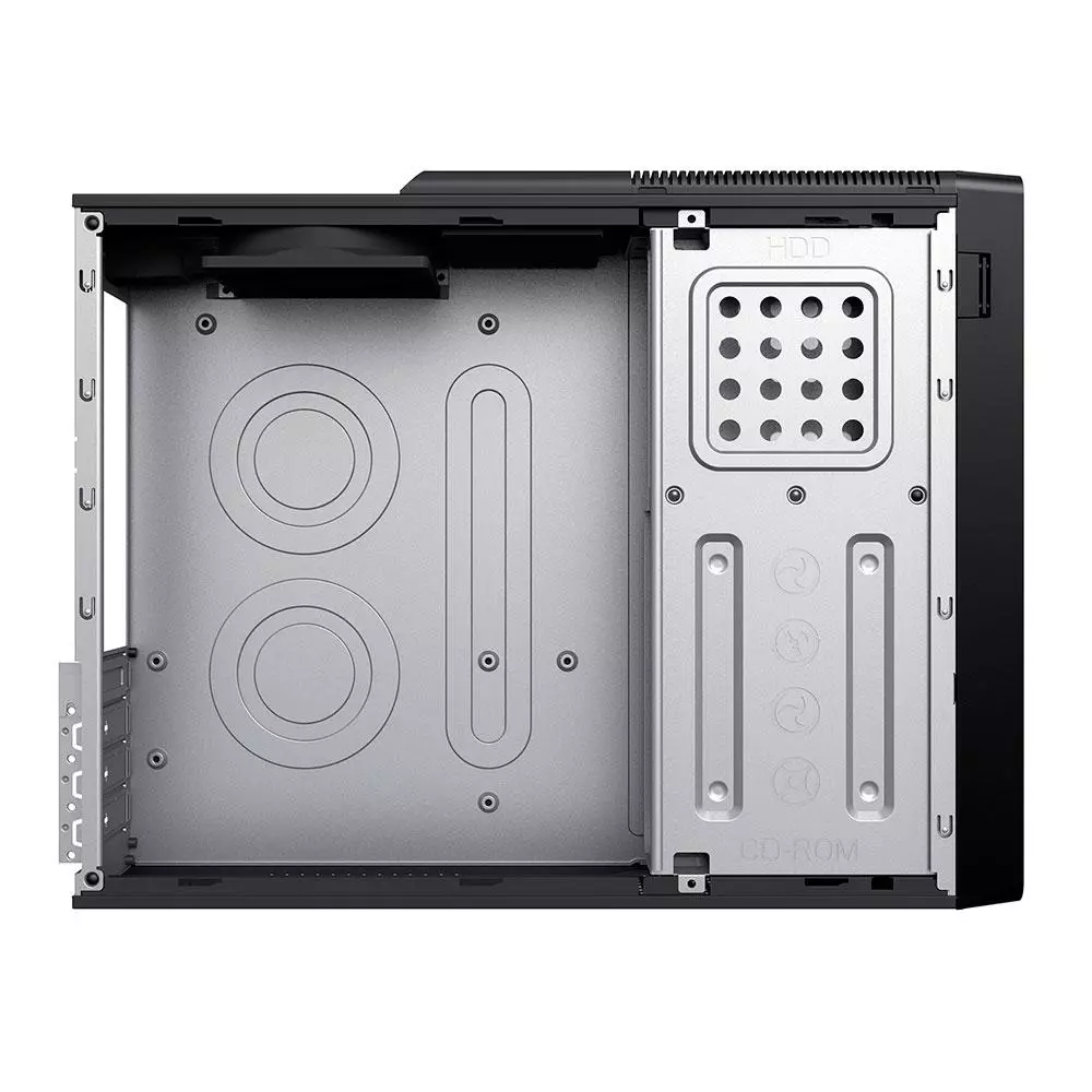 &divide; Caja microatx slim unyka uk2011 type c dise?o compacto fuente sfx 450w formato horizontal vertical