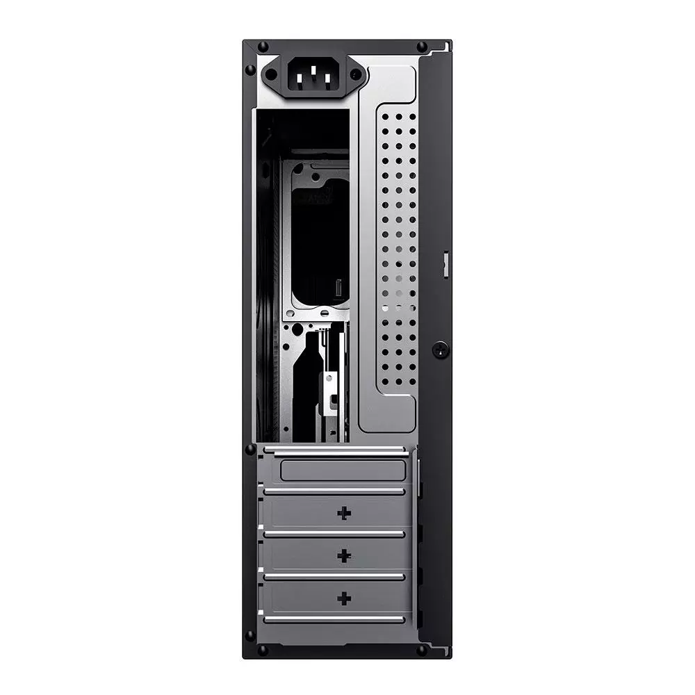 &divide; Caja microatx slim unyka uk2011 type c dise?o compacto fuente sfx 450w formato horizontal vertical