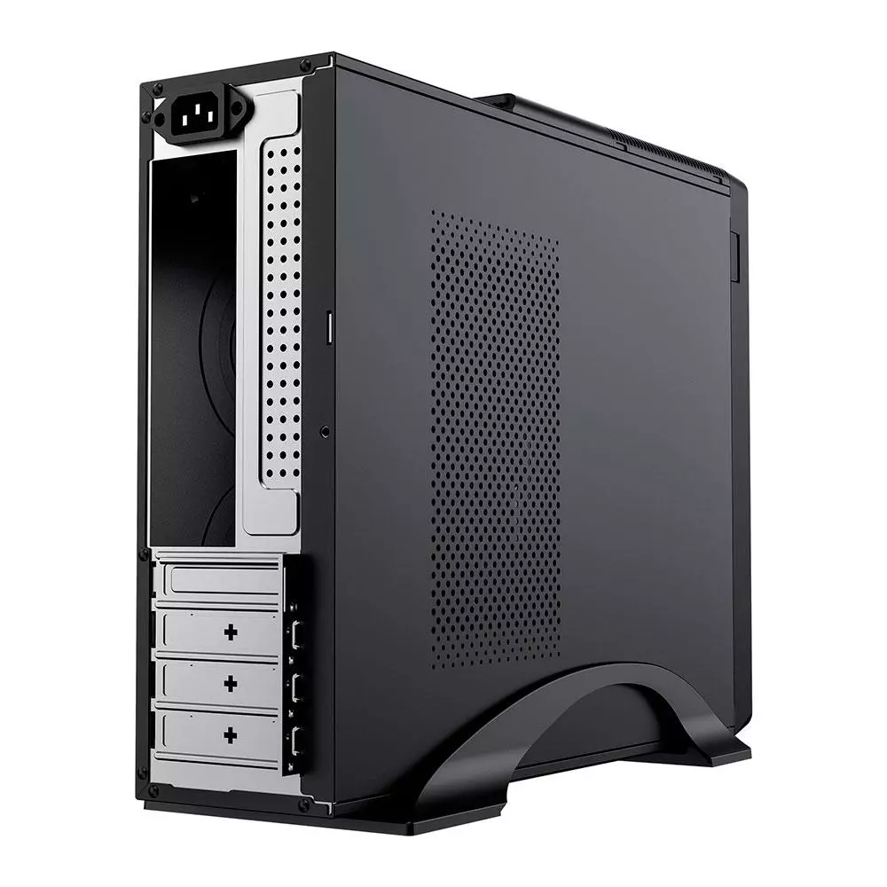 &divide; Caja microatx slim unyka uk2011 type c dise?o compacto fuente sfx 450w formato horizontal vertical