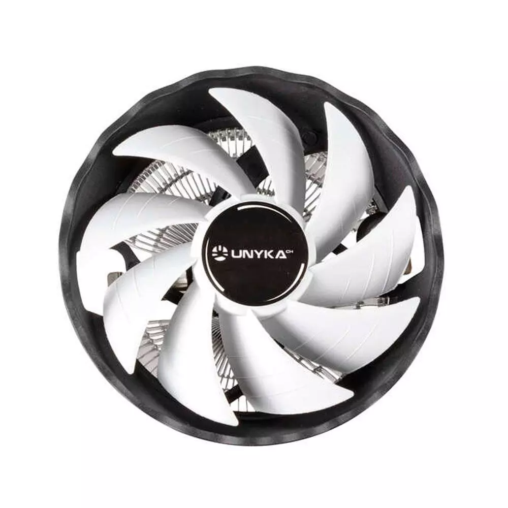 &divide; Ventilador para cpu unykach jotun df 120 120mm tdp 95w alt. 72mm low profile blanco