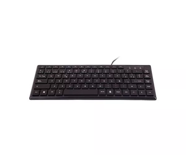 Teclado Compacto Unykach KB 302 Mini / USB / 83 teclas / negro
